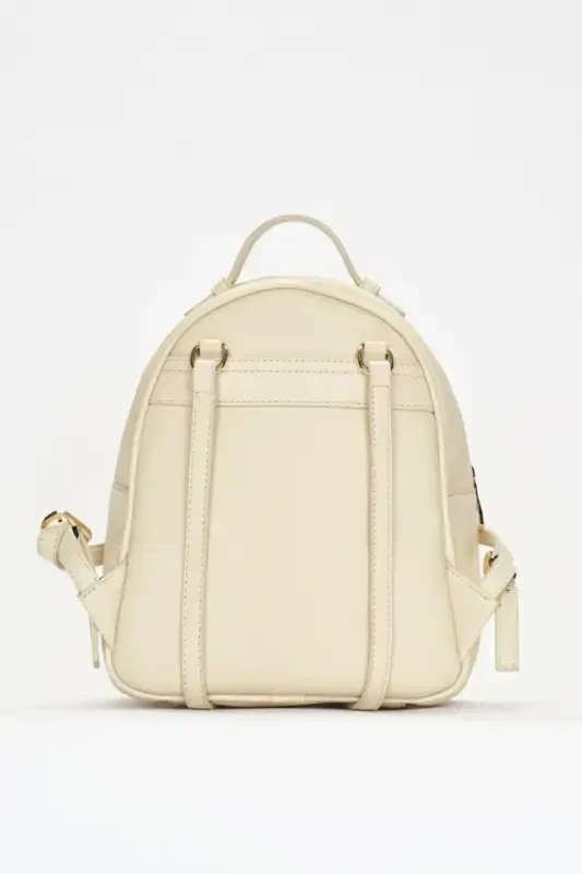Beige Print Women's Backpack 05PO22Y1541-Print Beige - 6