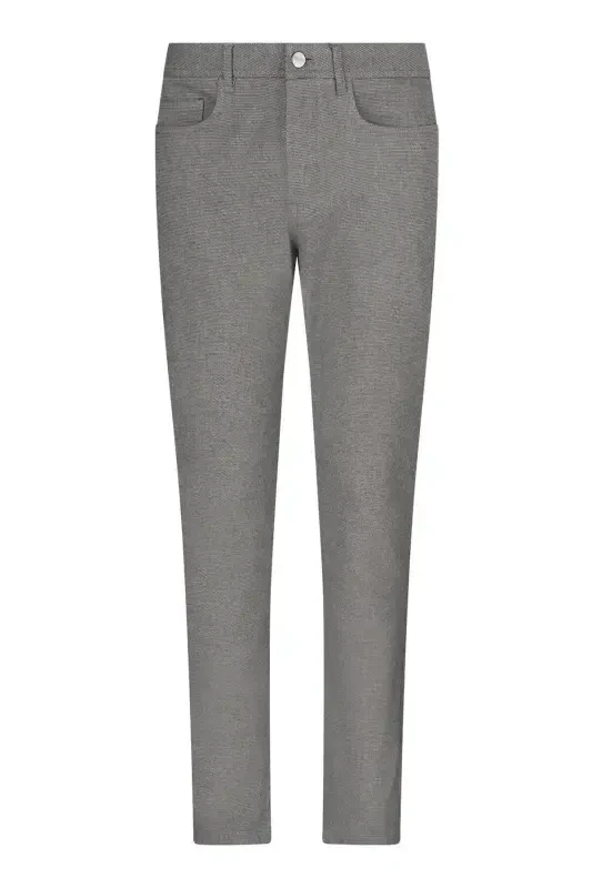 Beige Regular Fit 5 Pocket Cotton Jeans-Beige - HATEMOĞLU