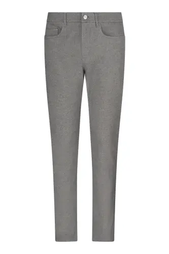 Beige Regular Fit 5 Pocket Cotton Jeans-Beige 