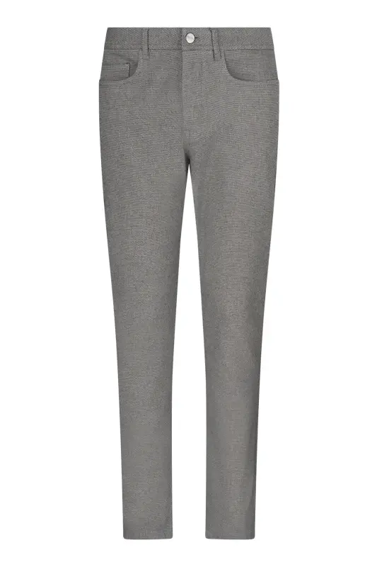 Beige Regular Fit 5 Pocket Cotton Jeans-Beige - HATEMOĞLU
