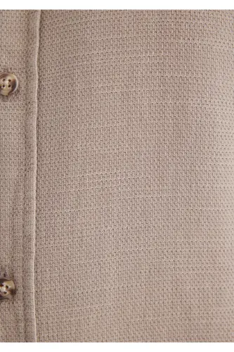 Beige Shirt Standard 0211461-80697-Beige - 8