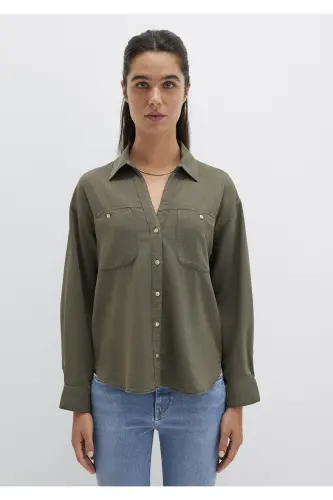 Beige Shirt Standard 1210985-80697 - 3