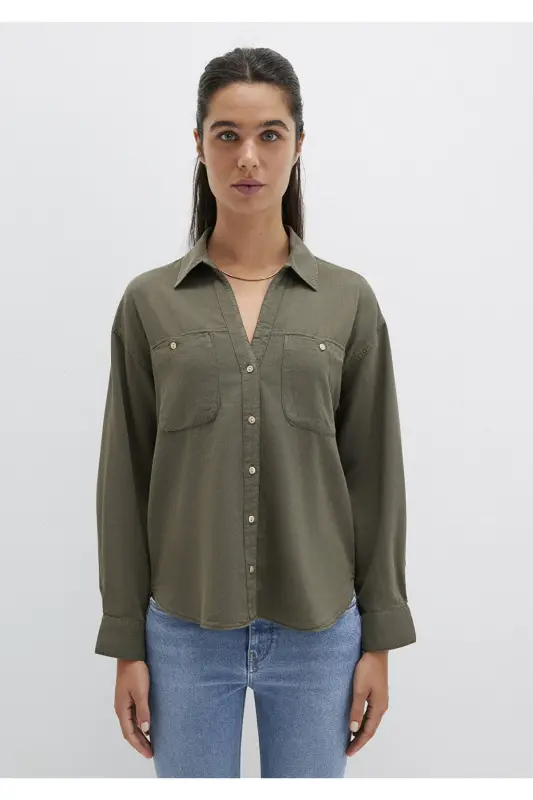 Beige Shirt Standard 1210985-80697 - 3