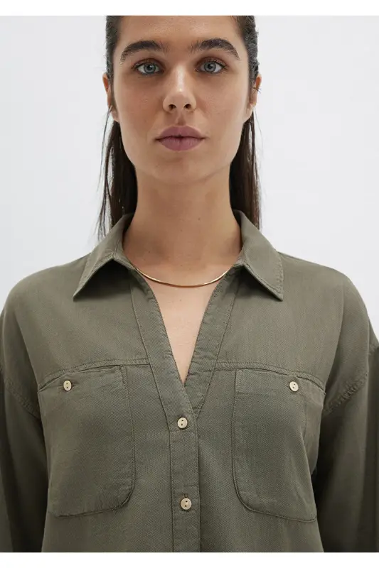 Beige Shirt Standard 1210985-80697 - 5