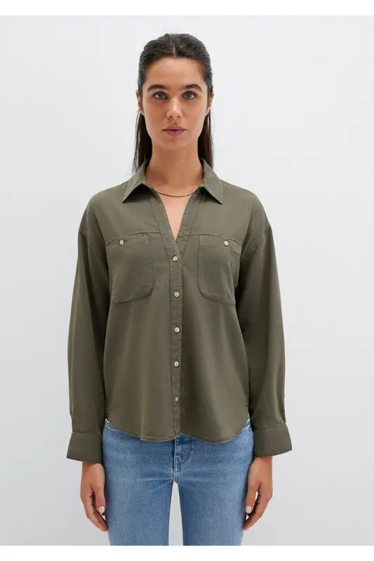 Beige Shirt Standard 1210985-80697 - 3