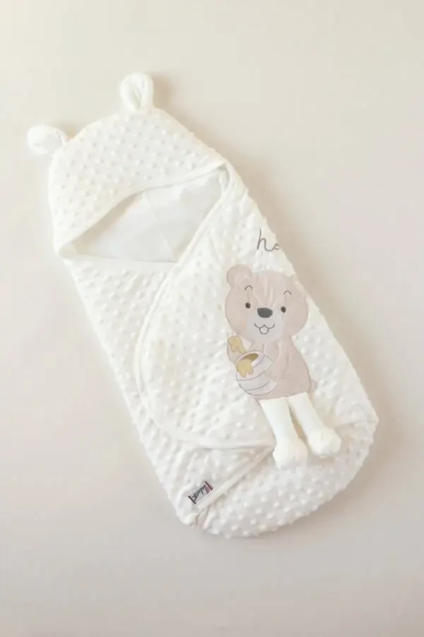Beige Swaddle Blanket - 1