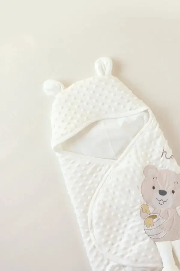 Beige Swaddle Blanket - 3