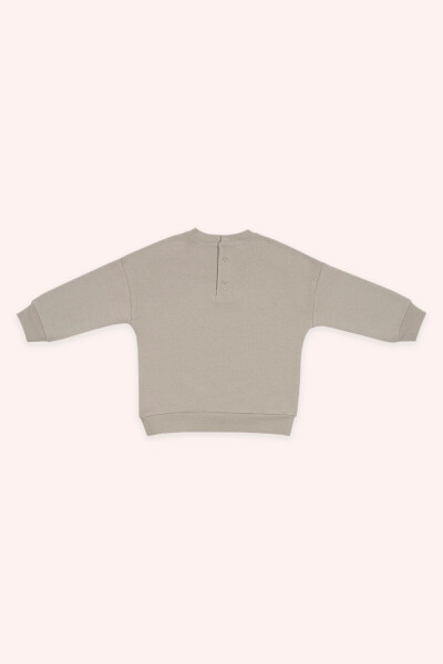 Beige Sweatshirt with Baby Boy Print - PANÇO (1)