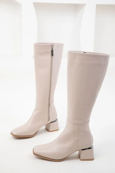 Beige women's boots (19952) - SOHO (1)