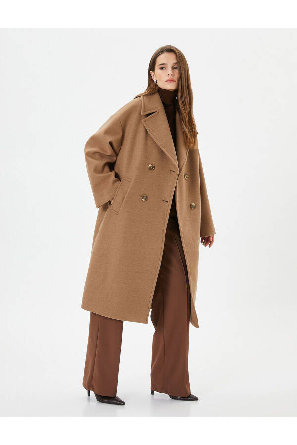 Beige women's coat - 9