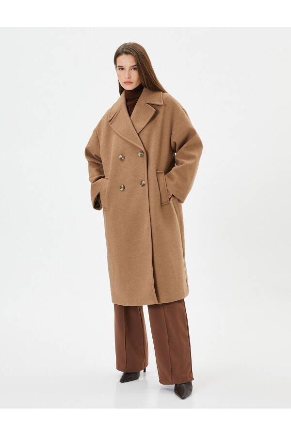 Beige women's coat - 10