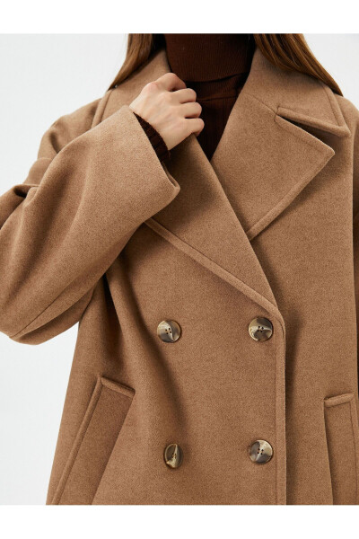 Beige women's coat - 12