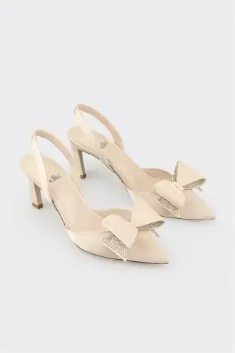 Beige Women's Heels - ELLE (1)