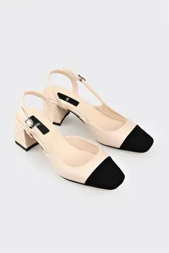 Beige Women's Heels - Elle (1)