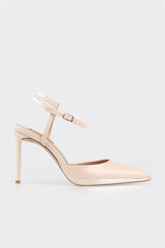 Beige Women's Heels - 1