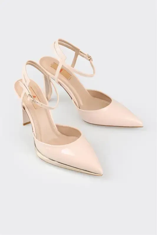 Beige Women's Heels - 2