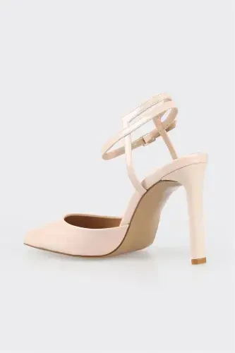 Beige Women's Heels - 3