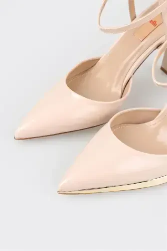 Beige Women's Heels - 4