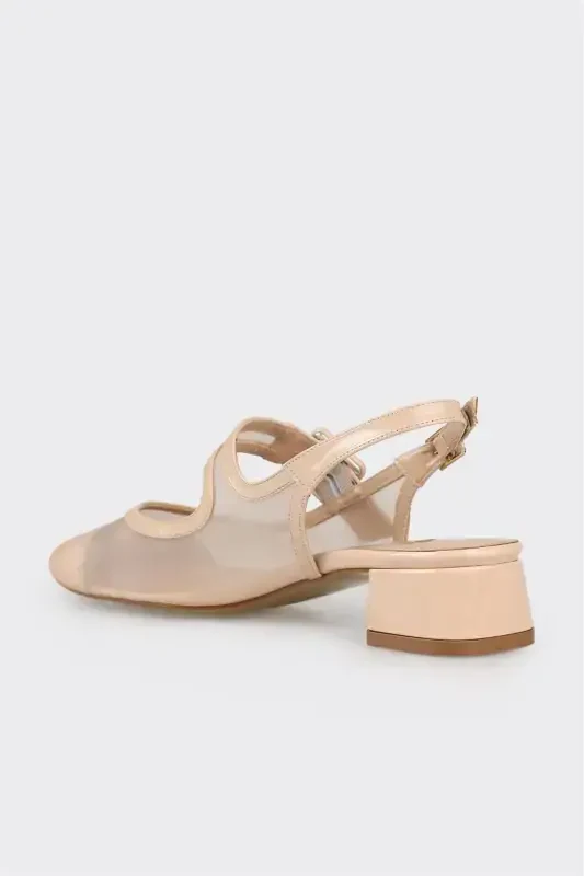 Beige Women's High Heels - 3