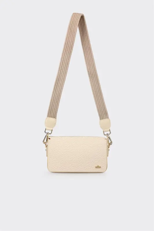 Beige Women's Shoulder Bag-Beige - 2