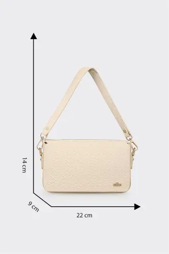 Beige Women's Shoulder Bag-Beige - 5