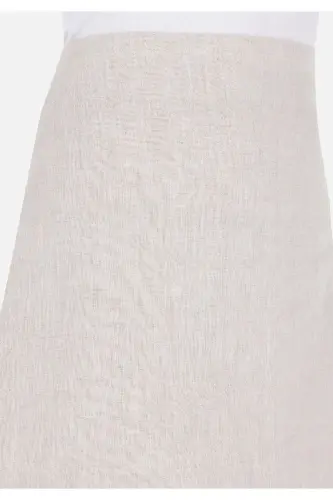 Beige women's skirt - 5