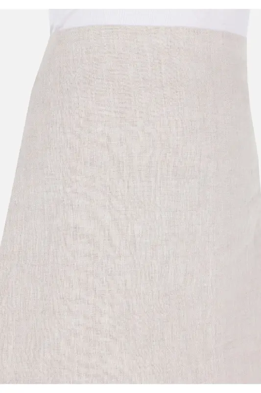Beige women's skirt - 5