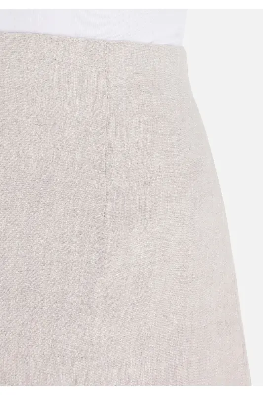 Beige women's skirt - 6