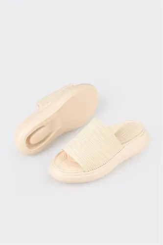 Beige Women's Slipper-Beige - 1