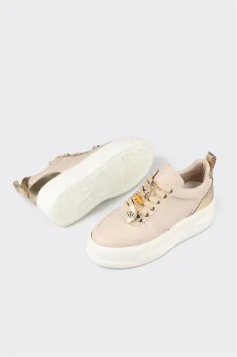 Beige Women's Sneaker - Beige - 3