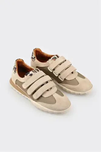 Beige Women's Sneakers - ELLE (1)