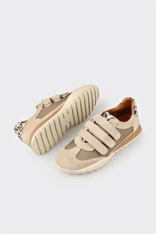 Beige Women's Sneakers - 3