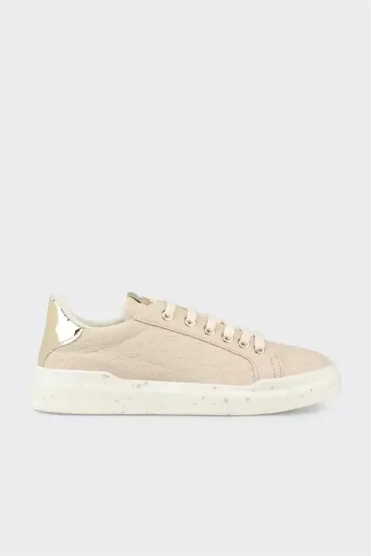 Beige Women's Sneakers - 1