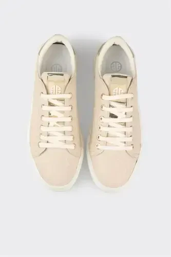 Beige Women's Sneakers - 4