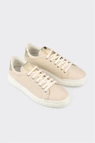 Beige Women's Sneakers - ELLE SHOES (1)