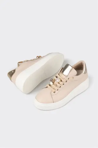 Beige Women's Sports Shoes - 3