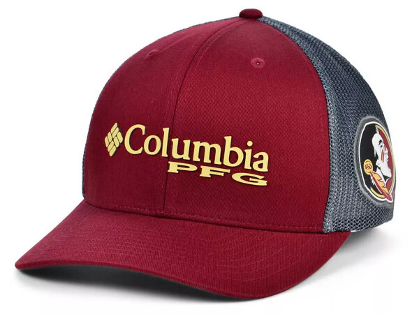 Бейсболка Florida State Seminoles PFG Trucker бордового/угольного цвета - 1