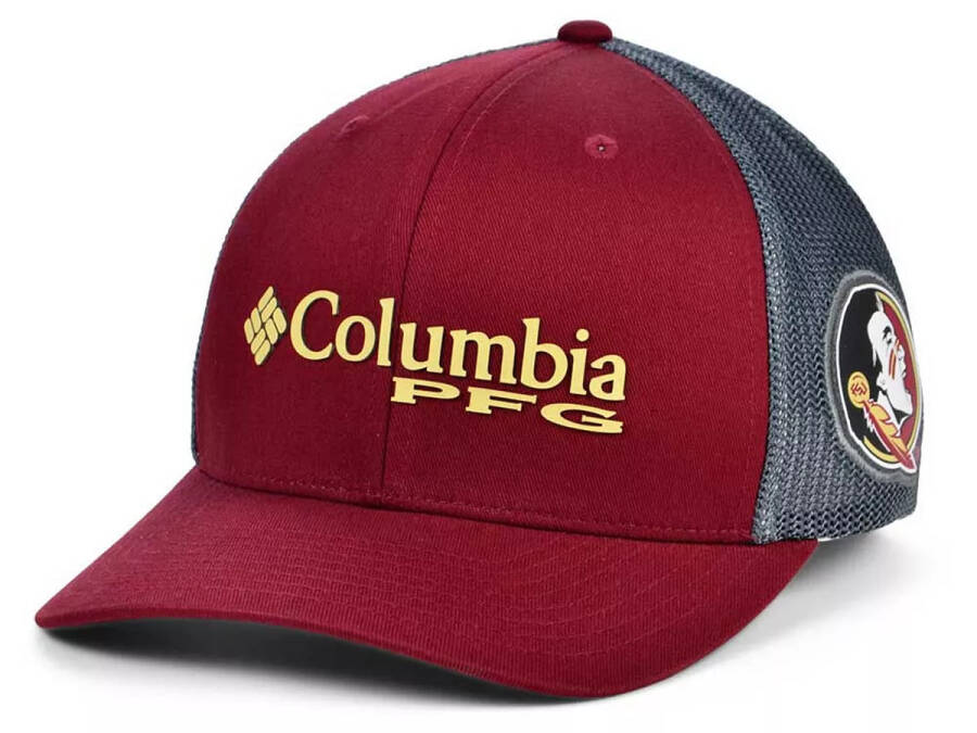 Бейсболка Florida State Seminoles PFG Trucker бордового/угольного цвета - 1