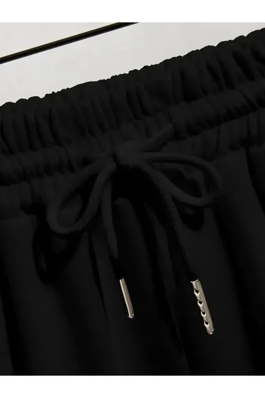 bej 23 bosma alt ust shortli oversize takım-bej - 3