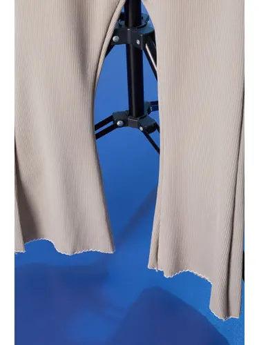 Bej Beauty Yozuv Nakshli Ispancha Oyoqli Qizlar Tayti 18179-Bej - 3