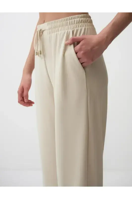 Bej Bol Paça Rahat Jogger Shim - Bej - 5