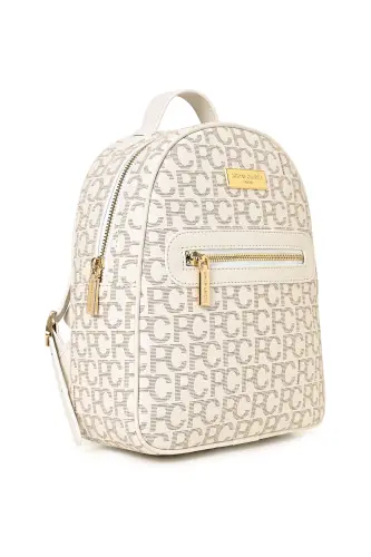 Bej Büyük Alfabe Kadın Sırt Cantası 05PO22Y1541-Bej - PIERRE CARDIN (1)