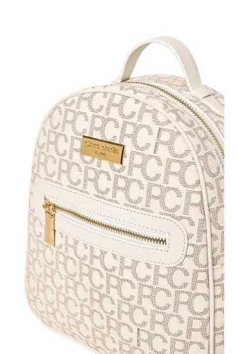 Bej Büyük Alfabe Kadın Sırt Cantası 05PO22Y1541-Bej - 3