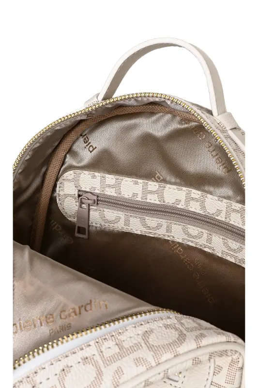 Bej Büyük Alfabe Kadın Sırt Cantası 05PO22Y1541-Bej - 4