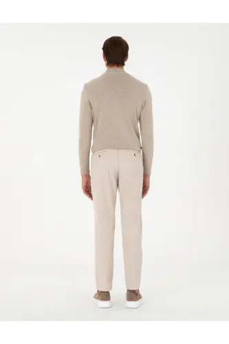 Bej Carrot Fit Kadife Kanvas Pantolon 50295927-VR011-Bej - 4