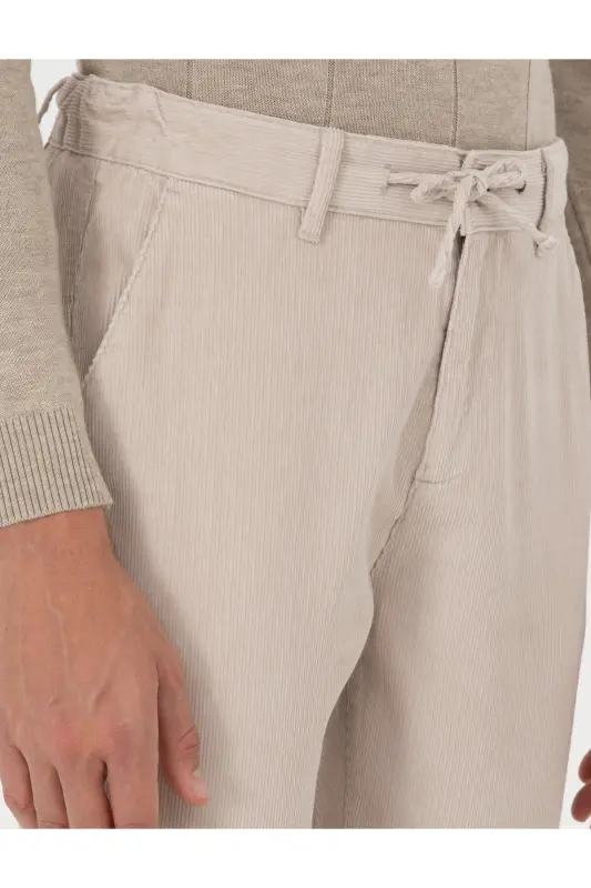 Bej Carrot Fit Kadife Kanvas Pantolon 50295927-VR011-Bej - 5