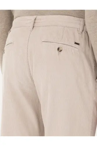 Bej Carrot Fit Kadife Kanvas Pantolon 50295927-VR011-Bej - 6