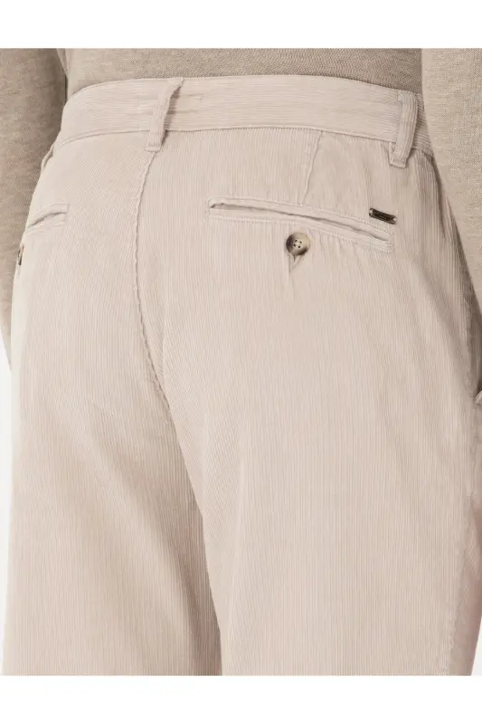 Bej Carrot Fit Kadife Kanvas Pantolon 50295927-VR011-Bej - 6