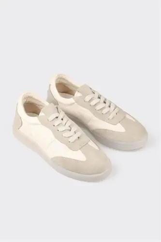 Bej charm terisi ayollar sport poyabzali - Bej - ELLE SHOES (1)