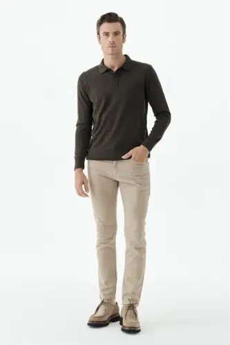 Bej Comfort Fit 5 Cep Spor Pantolon - JAKAMEN (1)